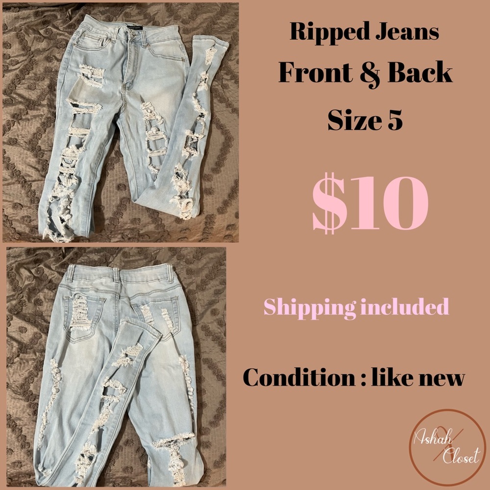Ripped jeans